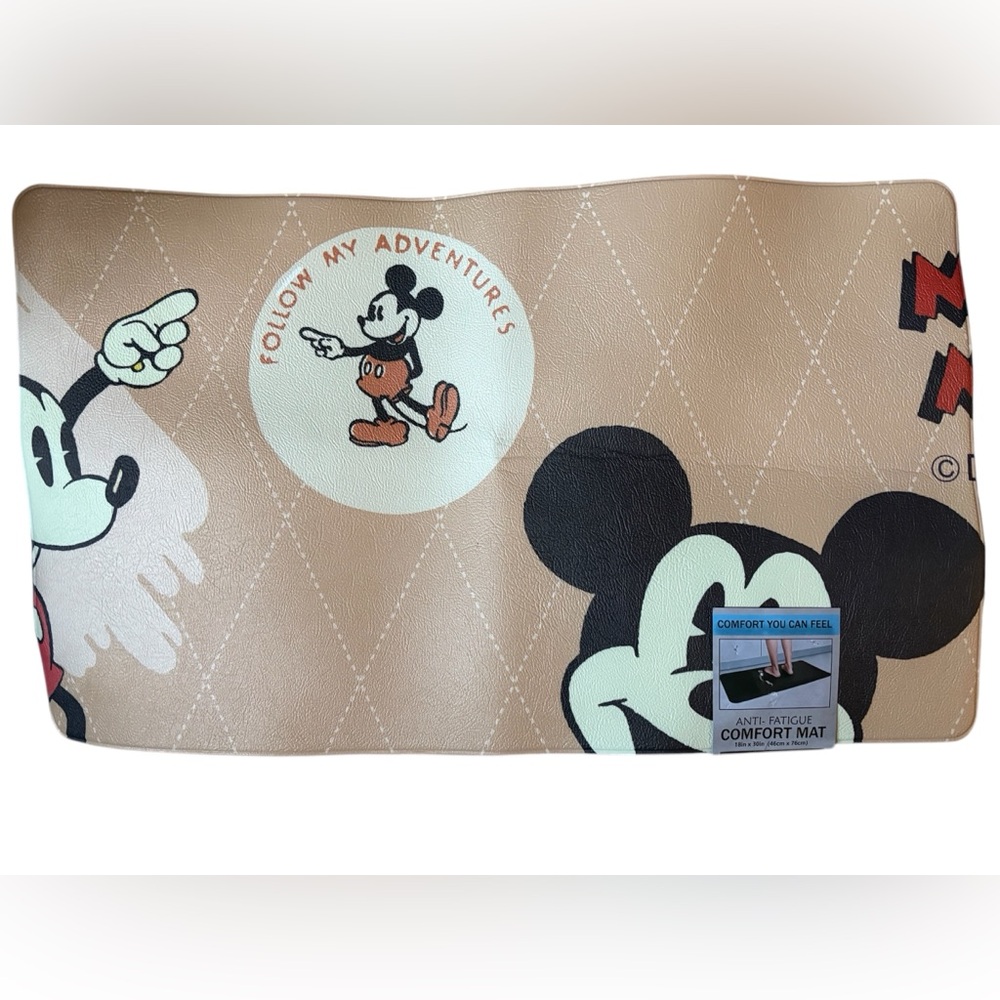 Disney Mickey Mouse Beige Comfort Mat